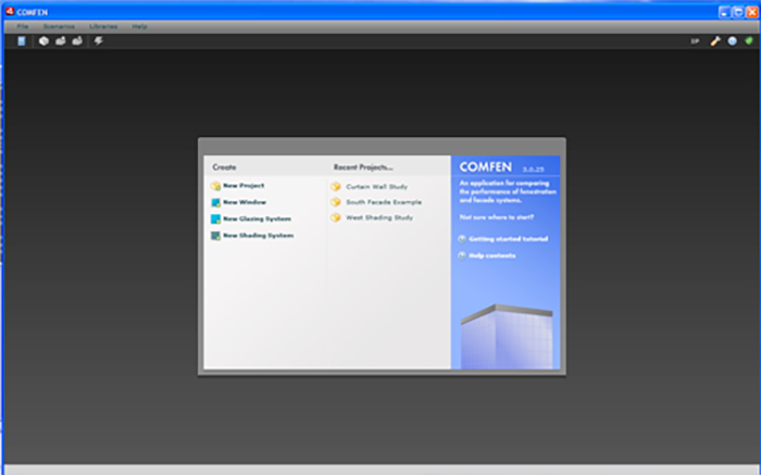 COMFEN application screencapture